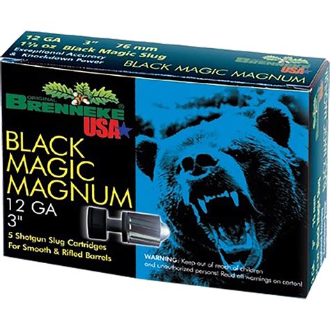 The Art of Loading and Shooting Brenneke Black Magic Magnum Sabot Slugs